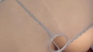 呻吟高潮，疯狂抽插蜜桃臀哺乳期熟女人妻
